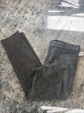 Banana Republic Black Dress Pants with Subtle Gray Trim